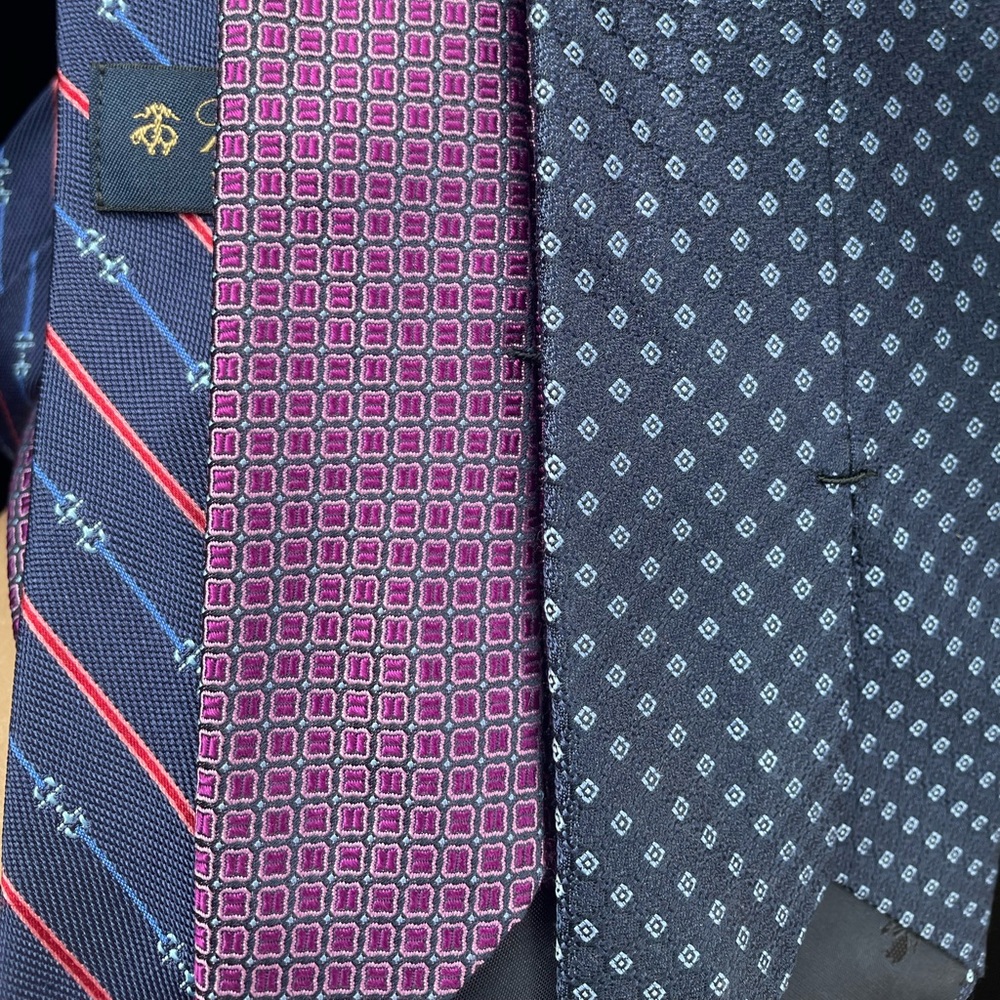 Lot of three Brooks Brother’s ties